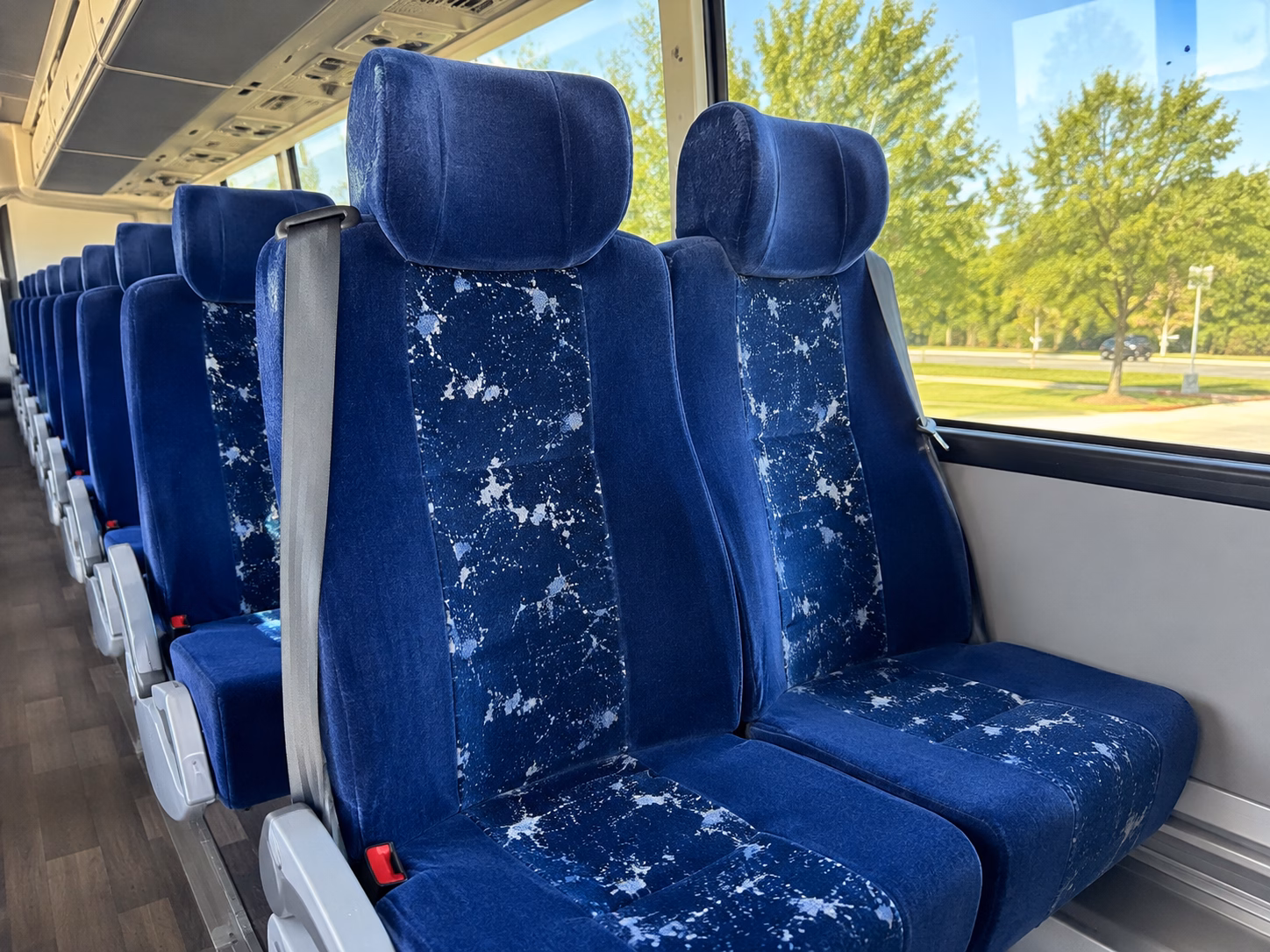 hampton airport transportation onboard seating