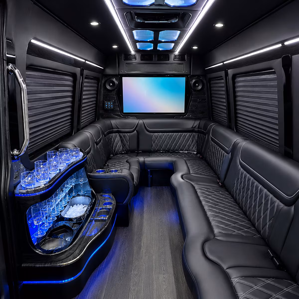 hampton new years eve party bus rental