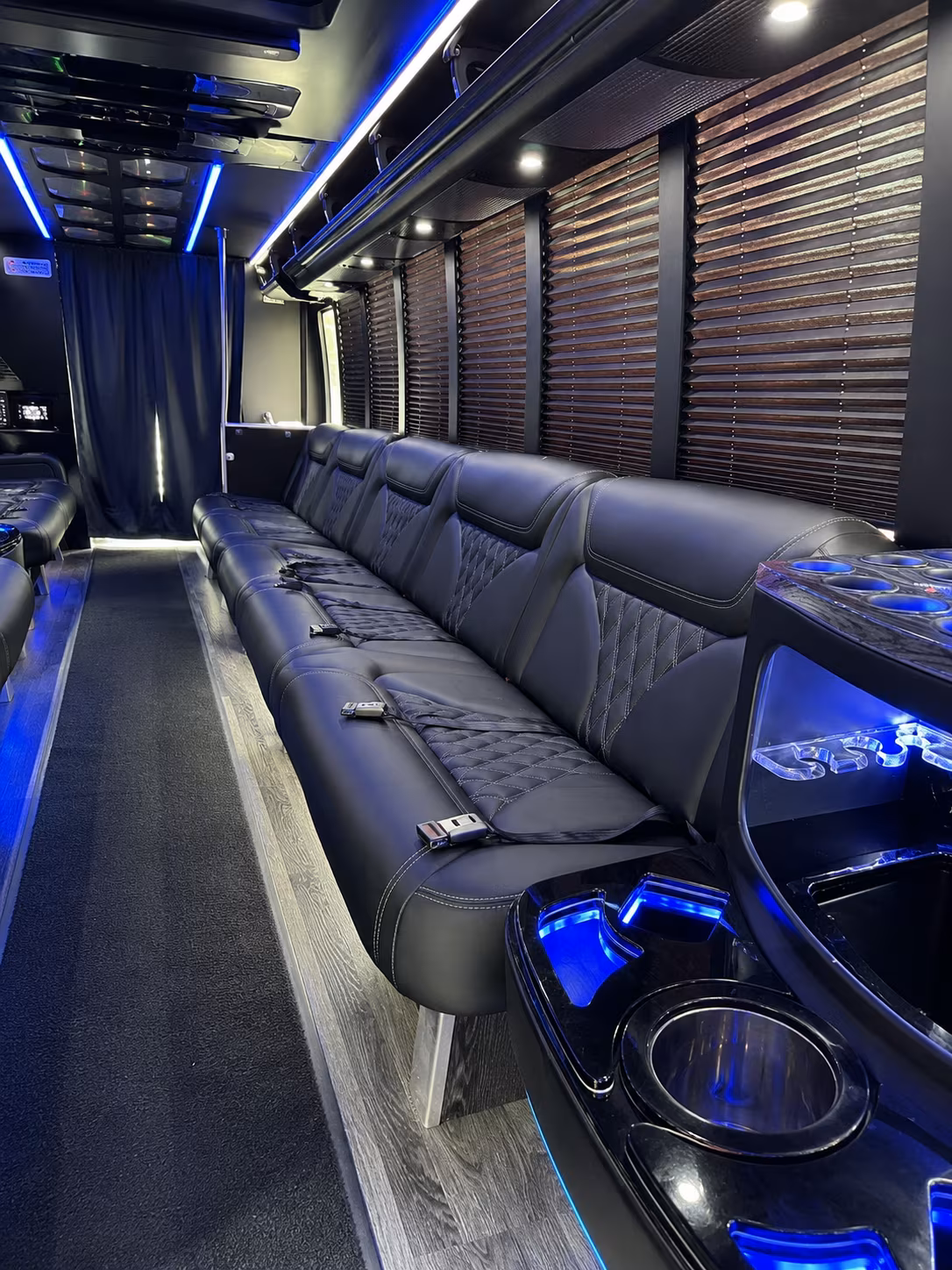 hampton prom party bus rental
