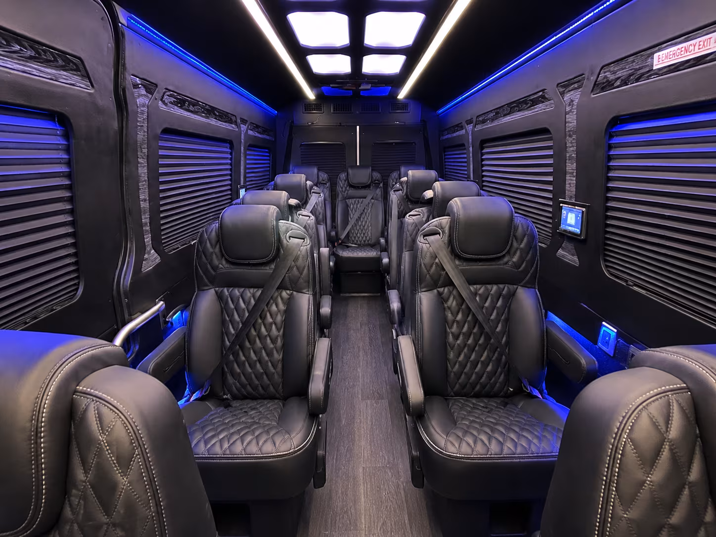 wedding day sprinter vans and private buses for the wedding party